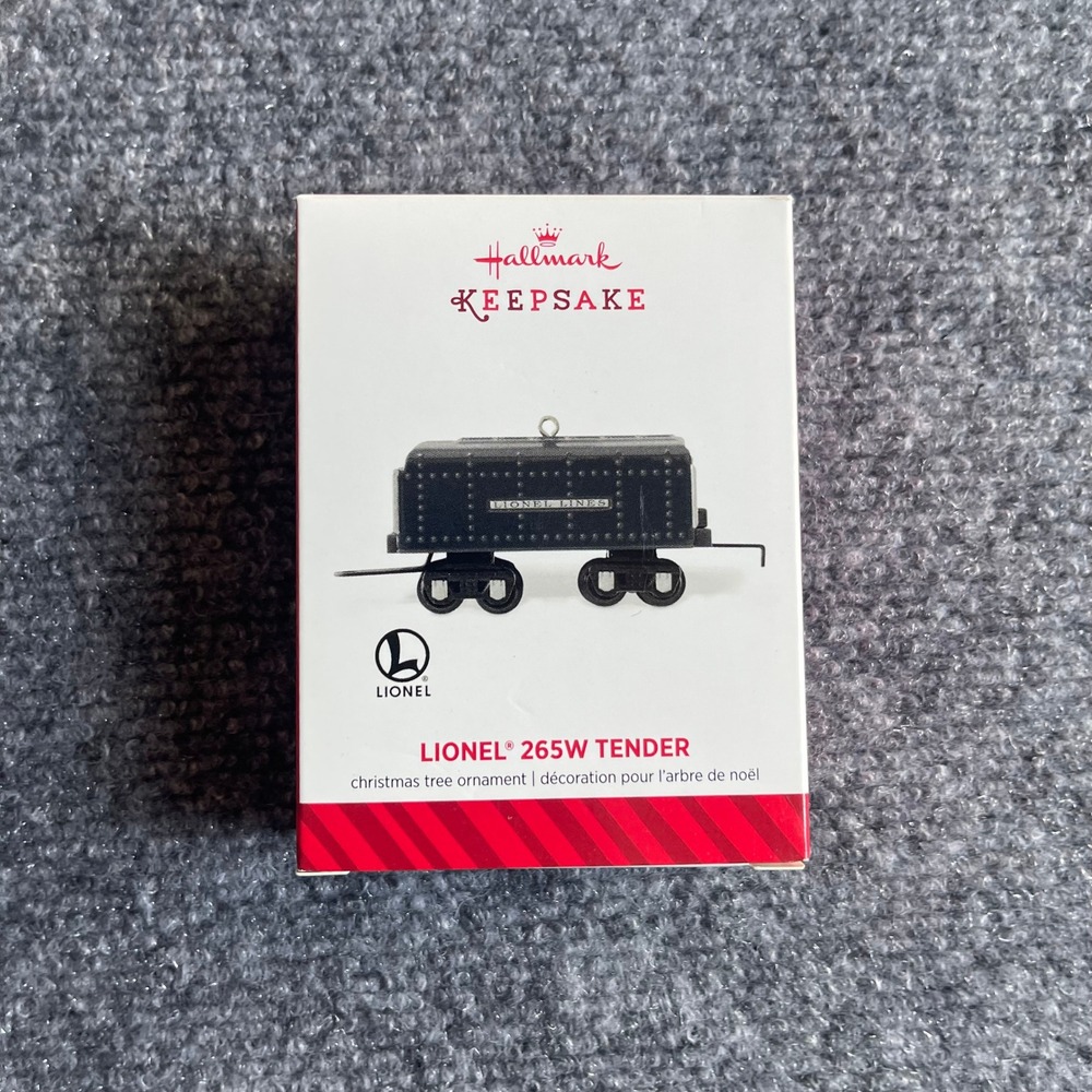 Hallmark Keepsake 2014 Lionel 265W Tender Die-Cast Metal Train Ornament QXI2576
